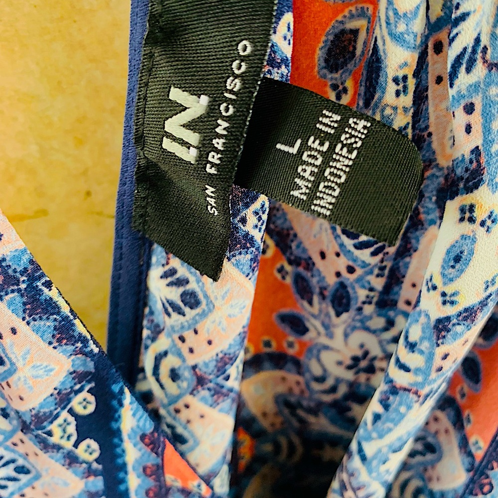 Colorful, Fun and Flowy Tank Top! - Picture 4 of 4